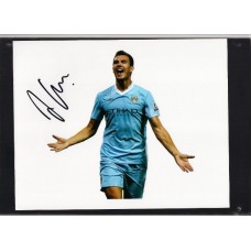 Signed photo of Edin Dzeko Manchester City footballer. 